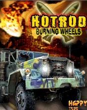 Download 'Hotrod Burning Wheels (128x160) SE K500' to your phone